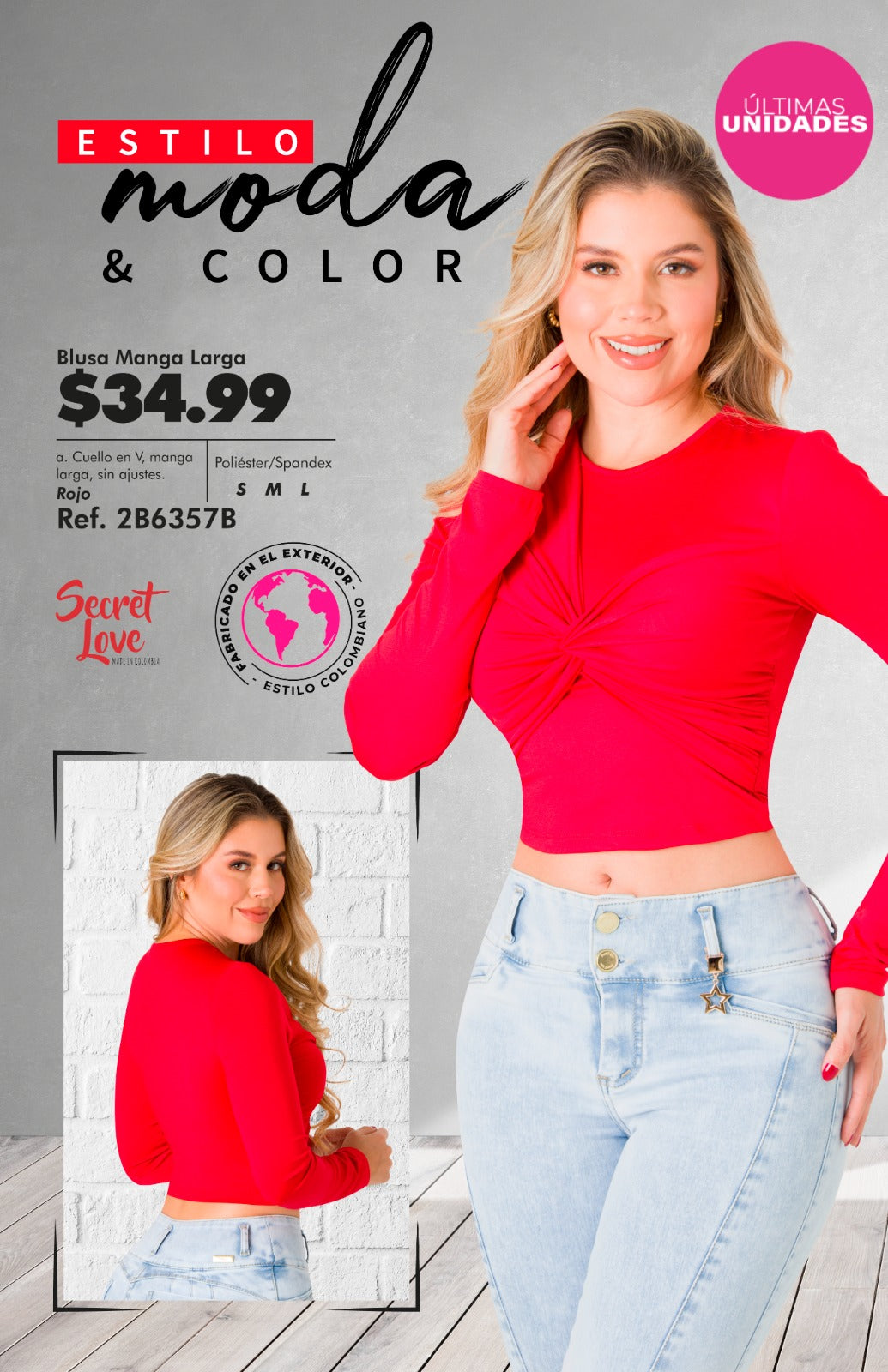 Blusa Manga Larga