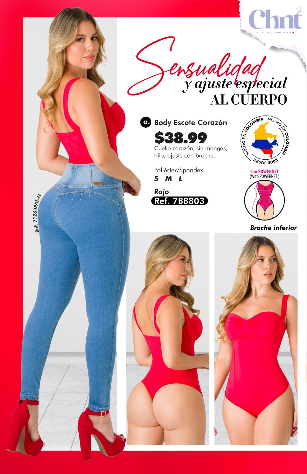 Body Escote Corazon