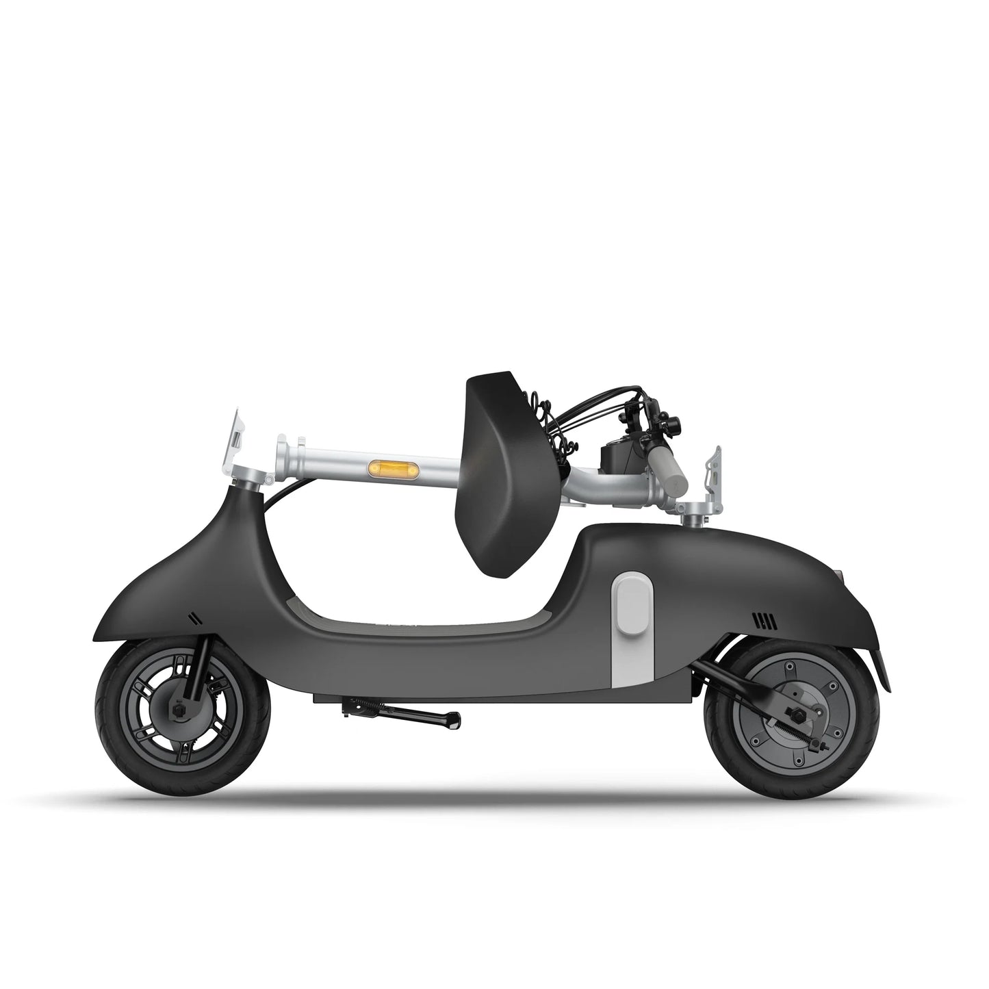 OKAI Ceetle Pro Electric Scooter with Foldable Seat w/35 Miles Operating Range & 15.5mph Max Speed - Black