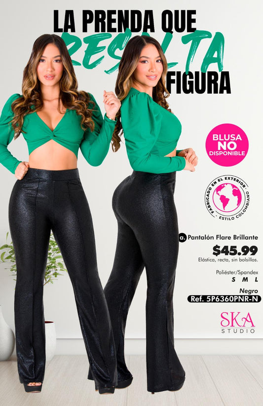 Pantalon Flare Brillante