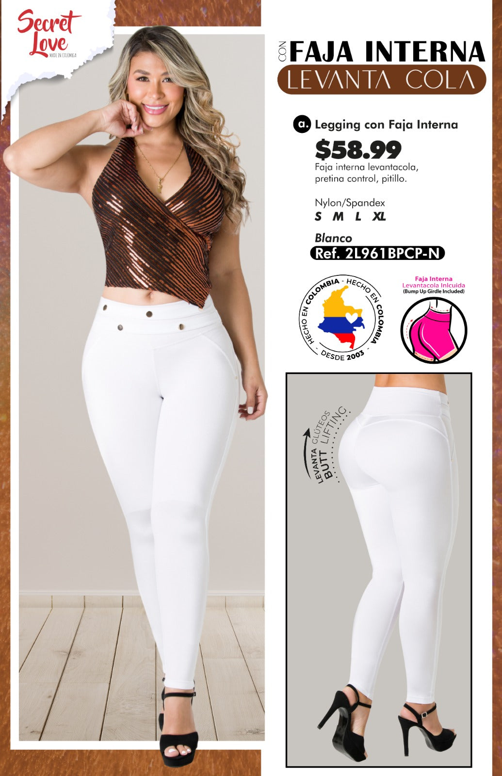 Legging con Faja Interna